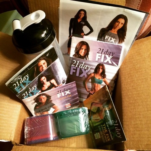 The mail today. It&rsquo;s like Christmas! Let the shred begin! #21dayfix #21dayfixextreme @ashl