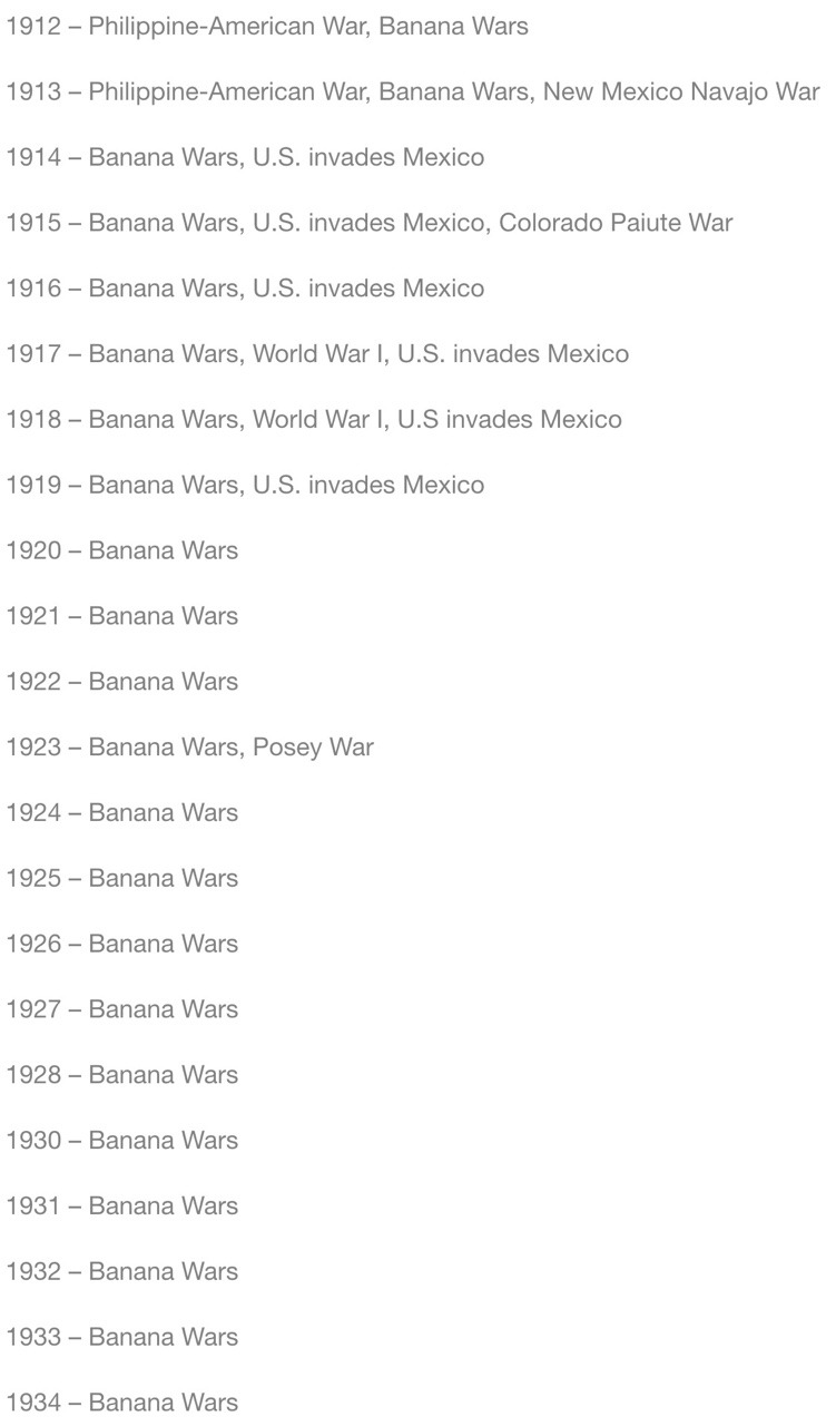 theroguefeminist:also notice that the times we weren’t at war for an extended period