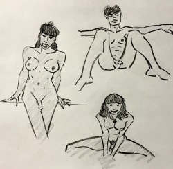 Ashjxx Â  Said:moooorrrreeeeee Figure Drawing, From Referencehttp://Transeroticart.tumblr.com