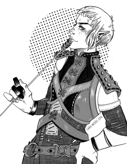 First batch of Inktober drawings for this year. Theme: Bioware characters!