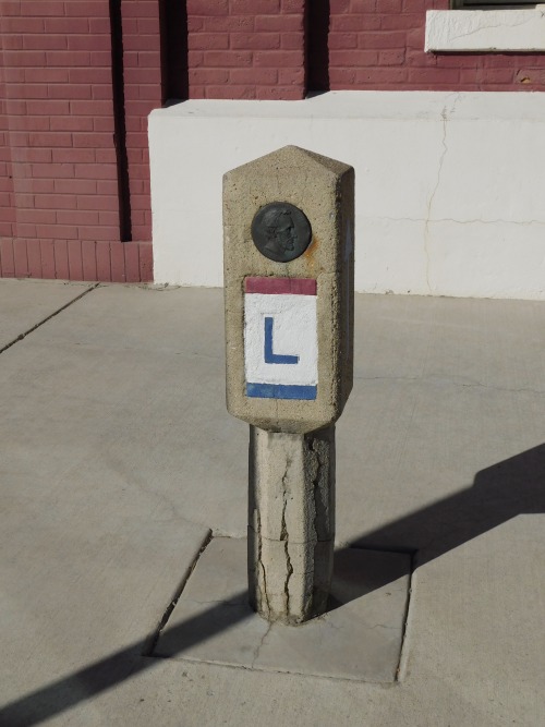 Lincoln Highway Markers, Eureka,Nevada, 2022.“The Lincoln Highway is one of the earliest transcontin
