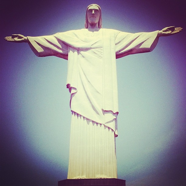 Christ the Redeemer - Rio de Janeiro #Brazil http://instagram.com/p/glPqLQFEch/