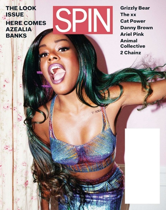 filmchrist:  Azealia Banks photographed by Jason Nocito for SPIN Magazine, April
