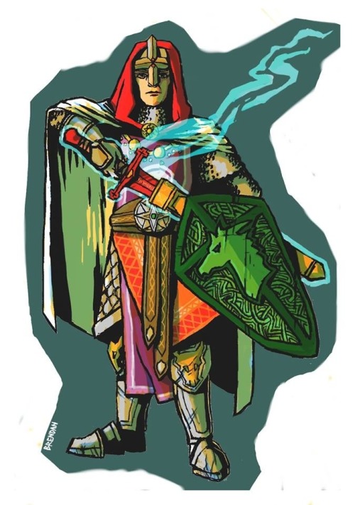 imarriedthedm: My husband, the DM, drew this wonderful portrait of his NPC. I’m a sucker for t