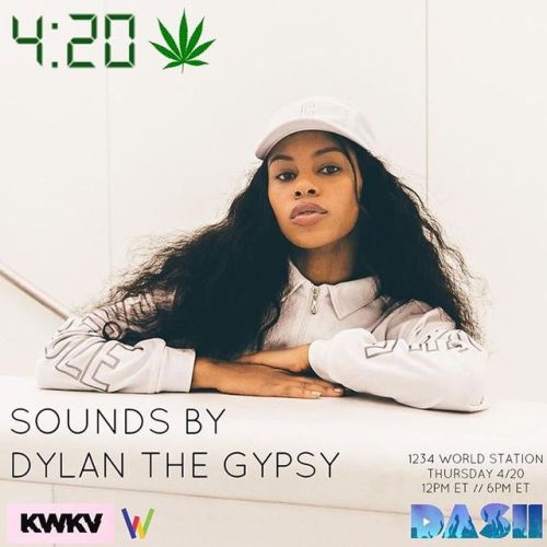 @dylanthegypsy spinning an exclusive 4.20 mix for @kwkrystalvega’s segment on #DASHradio tune 