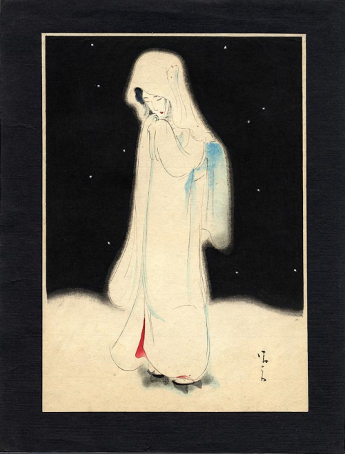 artemisdreaming:Heron Maiden,  1919 Kiyokata Kaburagi (Kiyokata Kaburaki)