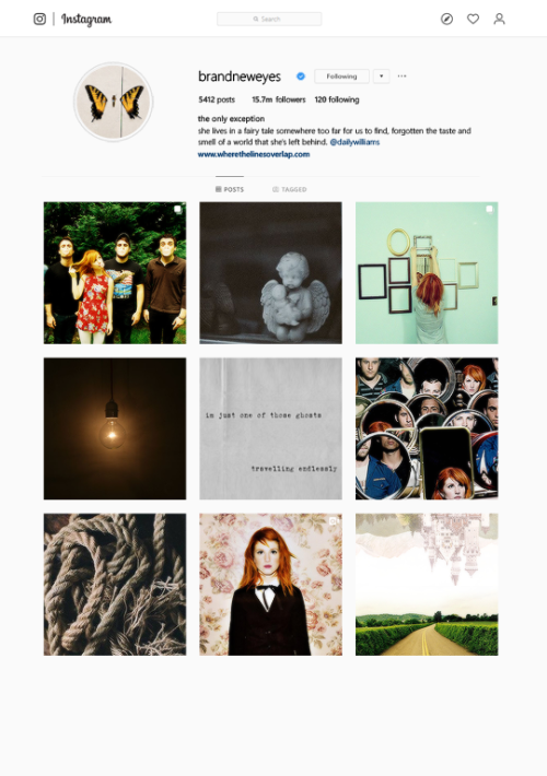 dailywilliams: Paramore + Discography + Instagram.