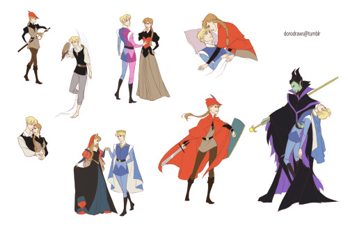 isaia:dorodraws:Genderbend Sleeping BeautyYeah ok so genderbent prince’s outfit is almost exactly th