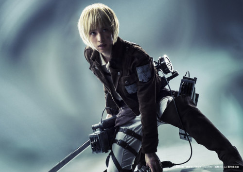 fuku-shuu:Official promotional poster and character visuals for the upcoming “LIVE IMPACT” Shingeki 