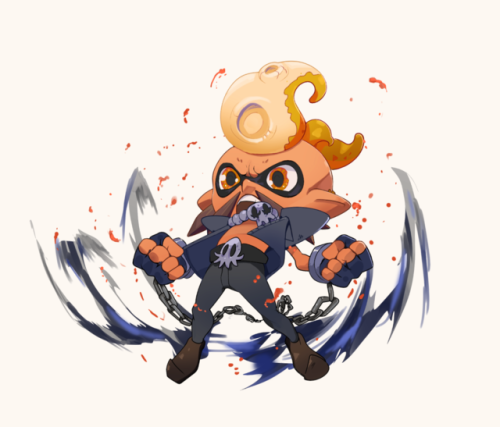 What if we combined Street Fighter characters and Splatoon?