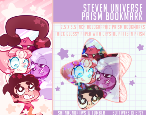 We’ve added a bunch of new stuff to our store! You can now grab some prism bookmarks as well as all 