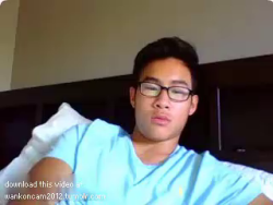 wankoncam2012:  asian twink nerd cumshot