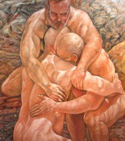 hugemusclegeek:  One of the paintings at