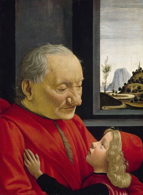 Domenico Ghirlandaio, Old Man and a Boy, c. 1490.