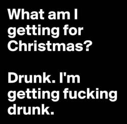 prettybaby5150:  theblondemilf:  hiitandsarcasm:  7 days with familyAlcohol is a necessity   Cheers…my Christmas plans as well…