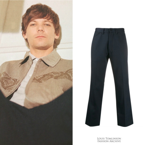 Louis for TMRW mag | February 2020Lemaire straight tailored trousers ($445) Worn with: Adish jacket 