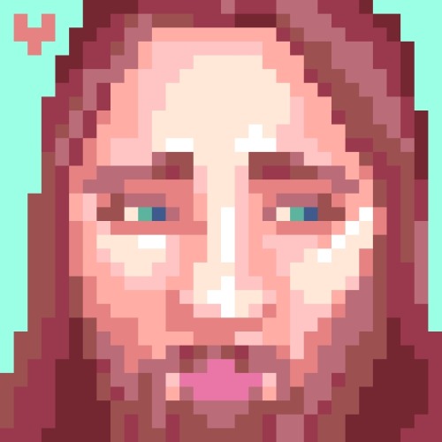 There’s a free pixel art App called dotpict! It’s fun and easy to use! Have a lil’