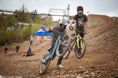 two-wheels-one-love: Sam Reynolds and Anthony Messere Photo by Bartek Wolinski