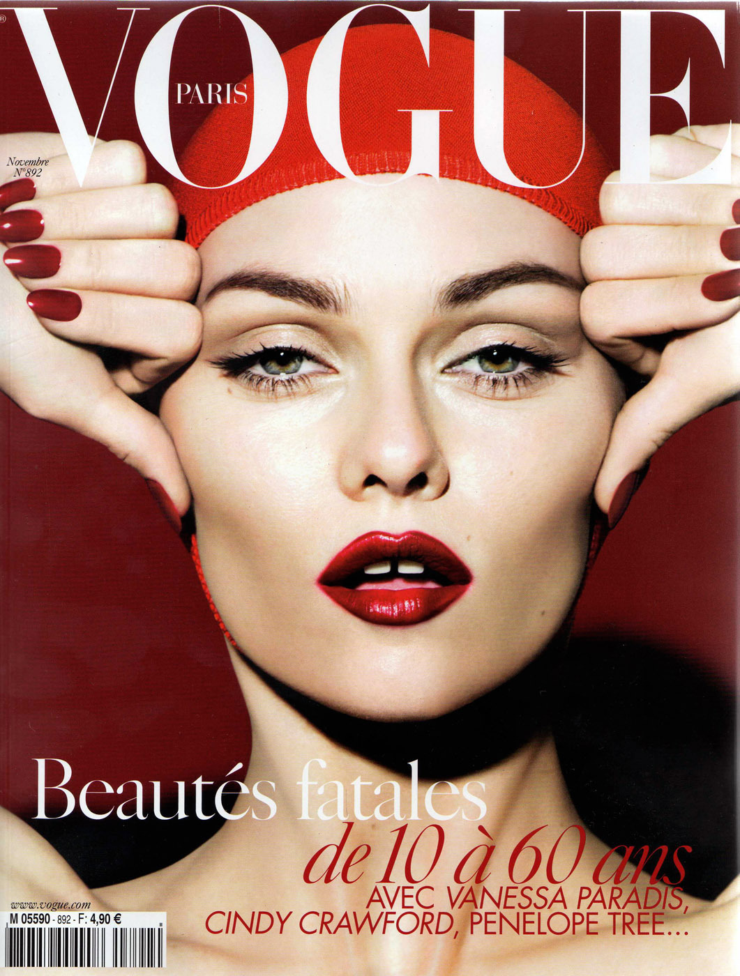 Vanessa Paradis by Mert Alas and Marcus Piggott for Vogue Paris  N°892—November