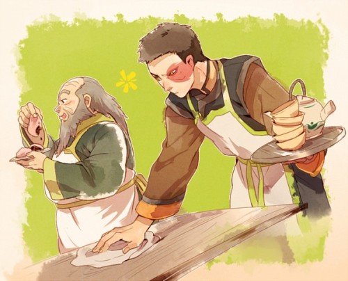 wang-fire:Zuko and Uncle Iroh in Ba Sing Se by Ashelia