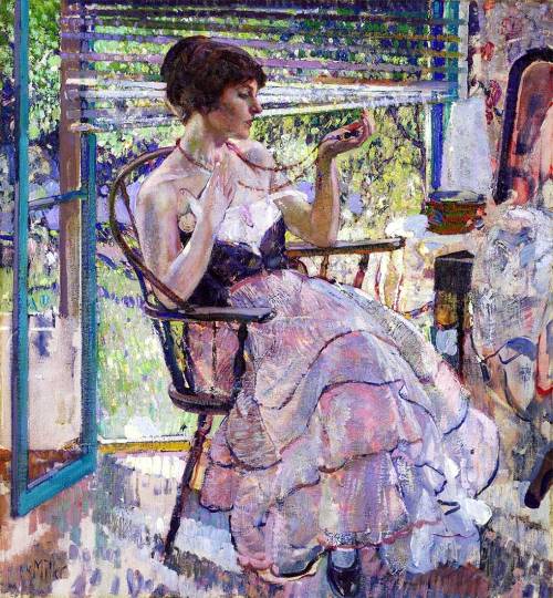 masterpiecesindetail:The necklace - Richard Edward Miller