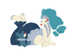 dizzyfigs: Celebratory Primarina and Popplio