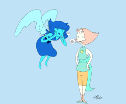 Prompt 5: Anything @pearlapisbombDecided to draw them in Adventure Time style.