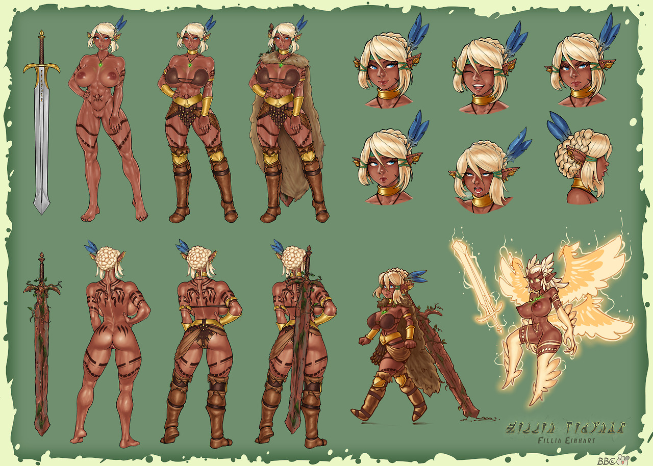 eirgallant: bbc-chan:  Fillia Einhart (Character Sheet) Character sheet commission
