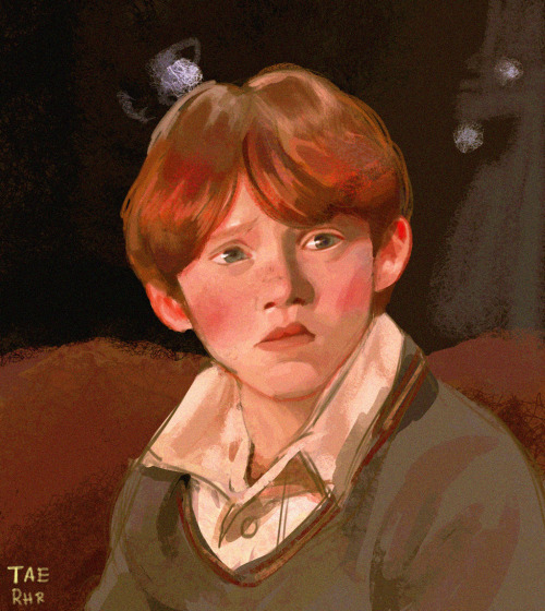 tae-rhr:first year;ron weasley.