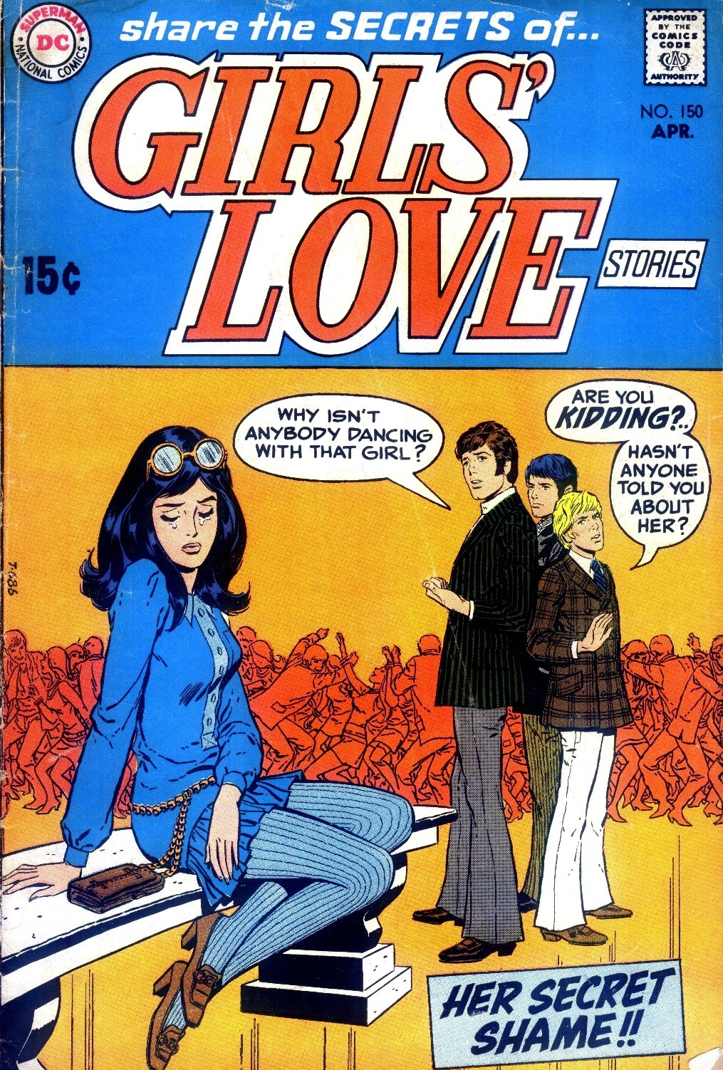 romancecomics:   Girls’ Love Stories  #150 comicbookcovers:  Girls’ Love Stories