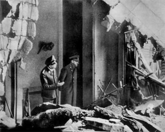aintnopartylikeanaziparty:  The last official photo of Adolf Hitler. 