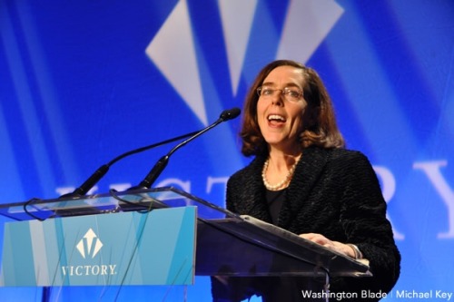 bethylgrixon: qxessence: nintendette: Oregon Gov. Kate Brown made history Tuesday night becoming the