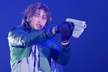 Imari Yu As Lockon Stratos (Lyle Dylandy) For Gundam 00 2nd Stageplay.