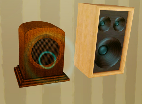 simsinsania: TS2 LOST AND FOUND - BASEGAME CLASSICAL WALL-MOUNTED SPEAKERHere’s a functional c