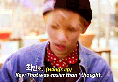 fyeahminkey: MinKey’s Phone Call [x][x]