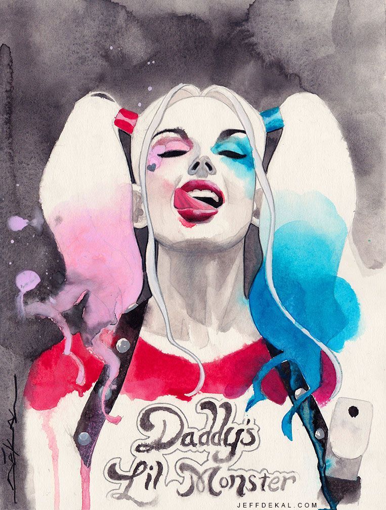 bear1na:  Harley Quinn, Red Sonja, Psylocke, Leeloo, and She-Hulk by Jeff Dekal *