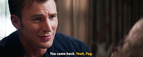 mamalaz:  The most heartbreaking thing about this scene is that I don’t think this is the first time Steve visited Peggy. 