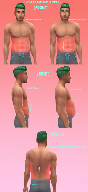 sims 4 male breast slider