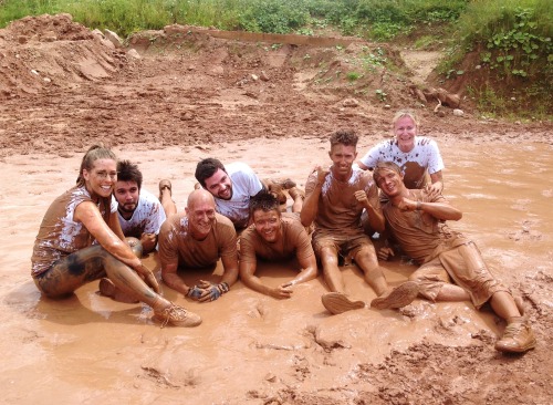 .The JCB Mud Run 2014. Those of you who follow on instagram (@xameliax) will know that last weekend 