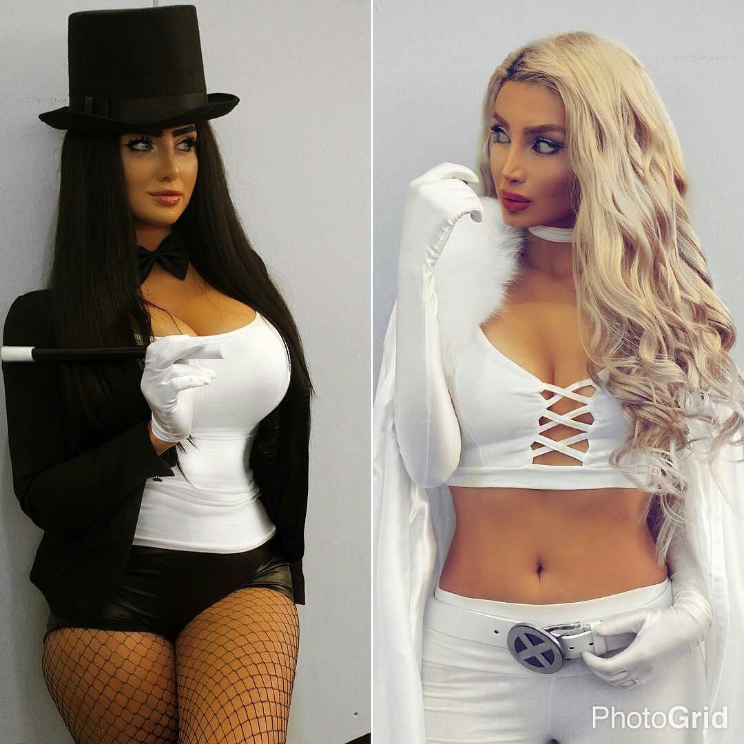sharemycosplay:  The Duo of @malra_cosplay as #EmmaFrost &amp; #Zatanna! #cosplay