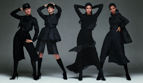 theuniqueadrianalima:Adriana Lima, Joan Smalls, Irina Shayk and Gigi Hadidfor Max Mara’s Spring/Summ