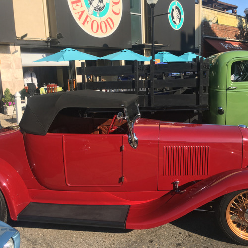 XXX Hot red on a sunny day #annarbor #carshow photo