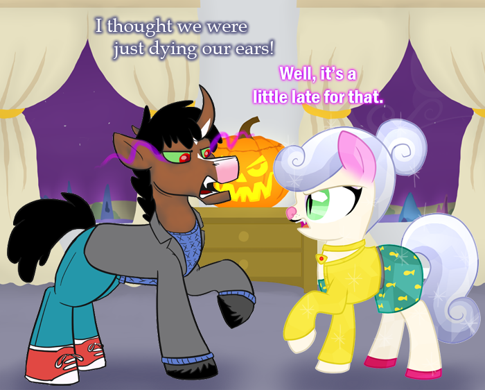 ask-king-sombra:  Happy Halloween! Here’s a big ol’ collaboration celebration!