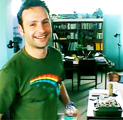 starkchemistry101:  Behind the Scenes : Andrew Lincoln Directing Teachers 