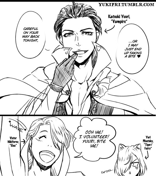 yukipri:  Continuation of my Halloween on Ice post &lt;3Well, hopefully that