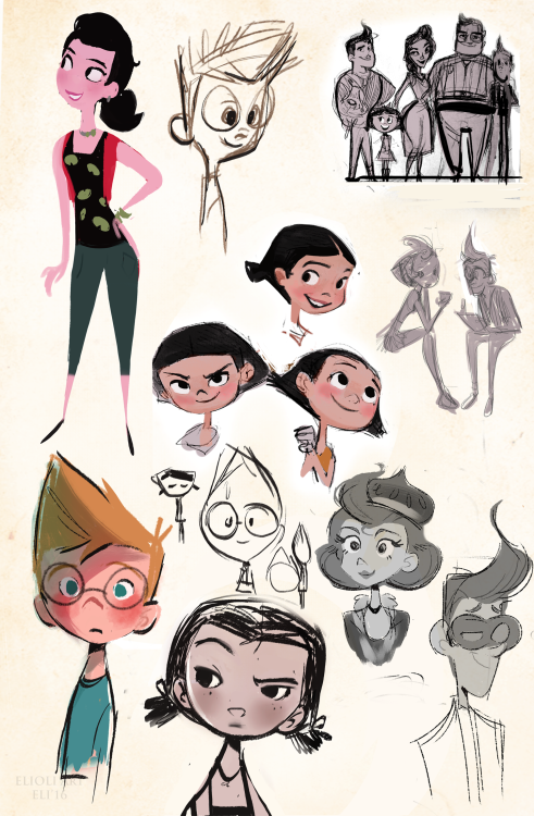 elioli-art:Some of these aren’t the best, but whatevah! We both love Meet the Robinsons! (And the book too) It got us through some rough middle school days. I wanted to do all of the characters..but maybe another day. Yes, it’s a lot of Cornelius