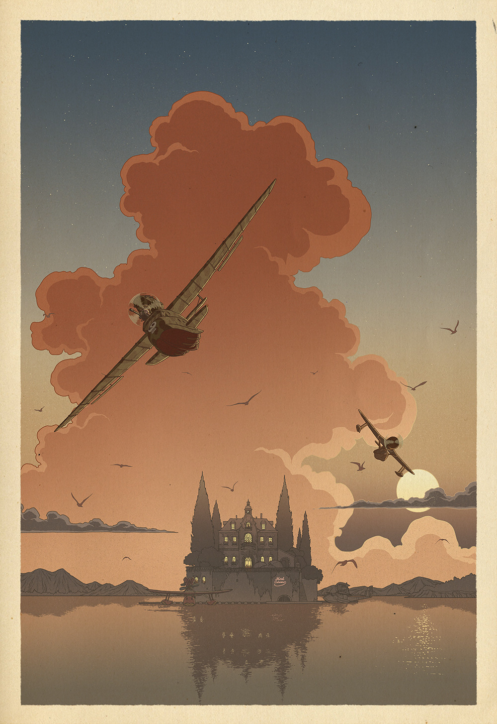 thomasheger:  These Studio Ghibli prints from @mudron​ are spectacular. Can be