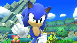 strike-blade:  Smash Bros Screenshots: Sonic