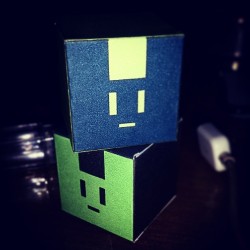 #dmmd #noiz #cube #papercraft #meus *-*