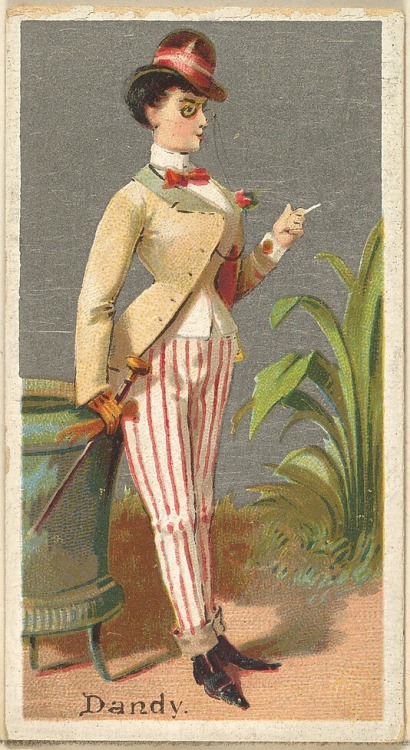 myimaginarybrooklyn:Cigarette cards depicting possible professions for women, circa the 1880s.